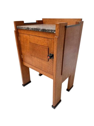 Art Deco Modernist Nightstand or Bedside Cabinet, 1920s